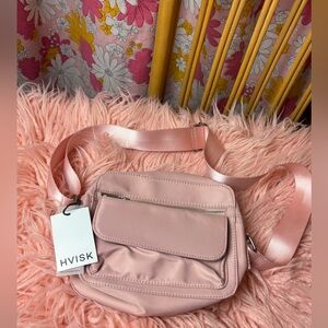 Hvisk Blush Pink Crossbody Bag